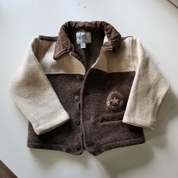 Gimel Kids Italian Brand Brown Jacket size 2-3T - Picture 1 of 7